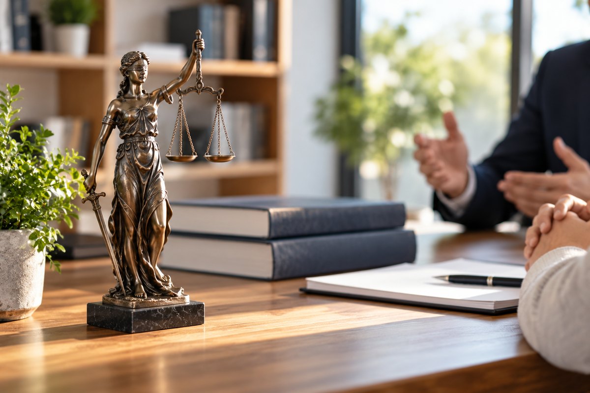 Justitia als Symbol für Rechtsschutz